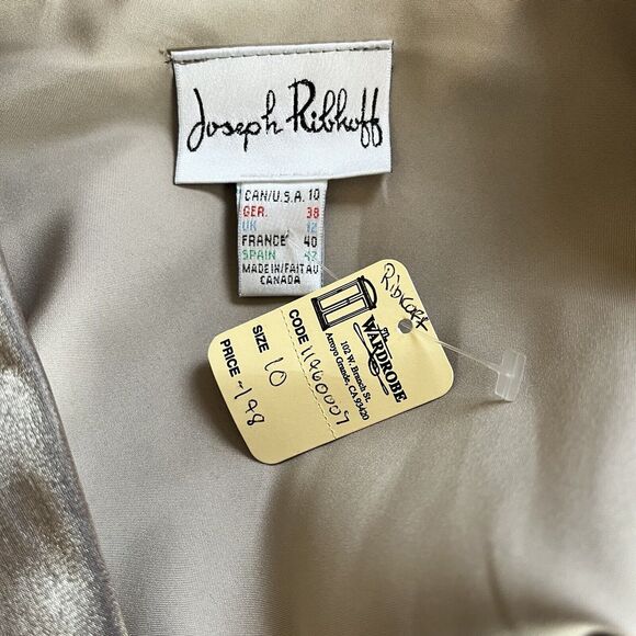 Joseph Ribkoff Gold Blazer Jacket Size 10 - Picture 5 of 7